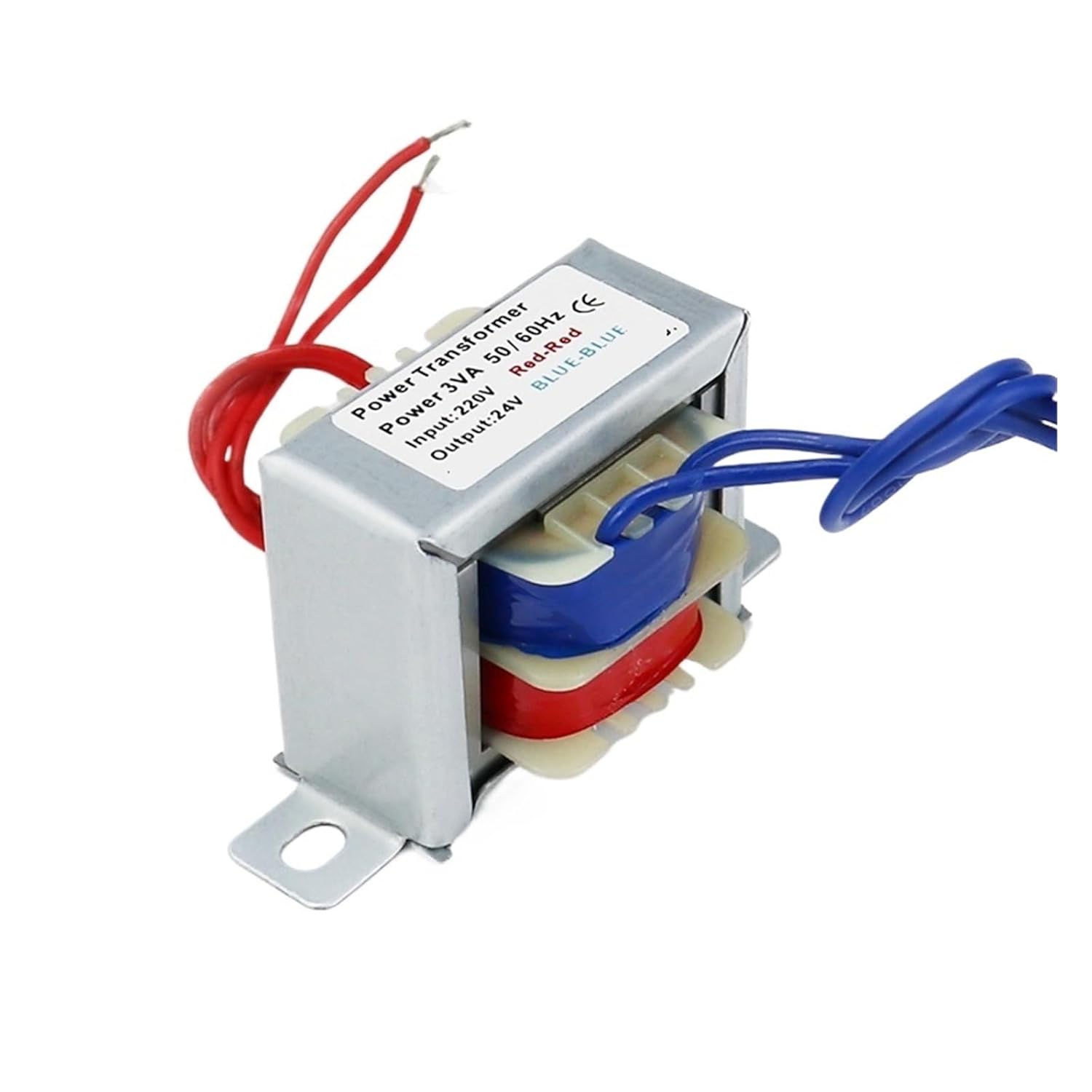EI Power Transformer Power Supply Audio Transformer Doublel/Single Input 220v 50Hz~60Hz Spot Welder Safety Isolation Anti Jamming 3W Low Frequency(220V Single V 2 line_12V)