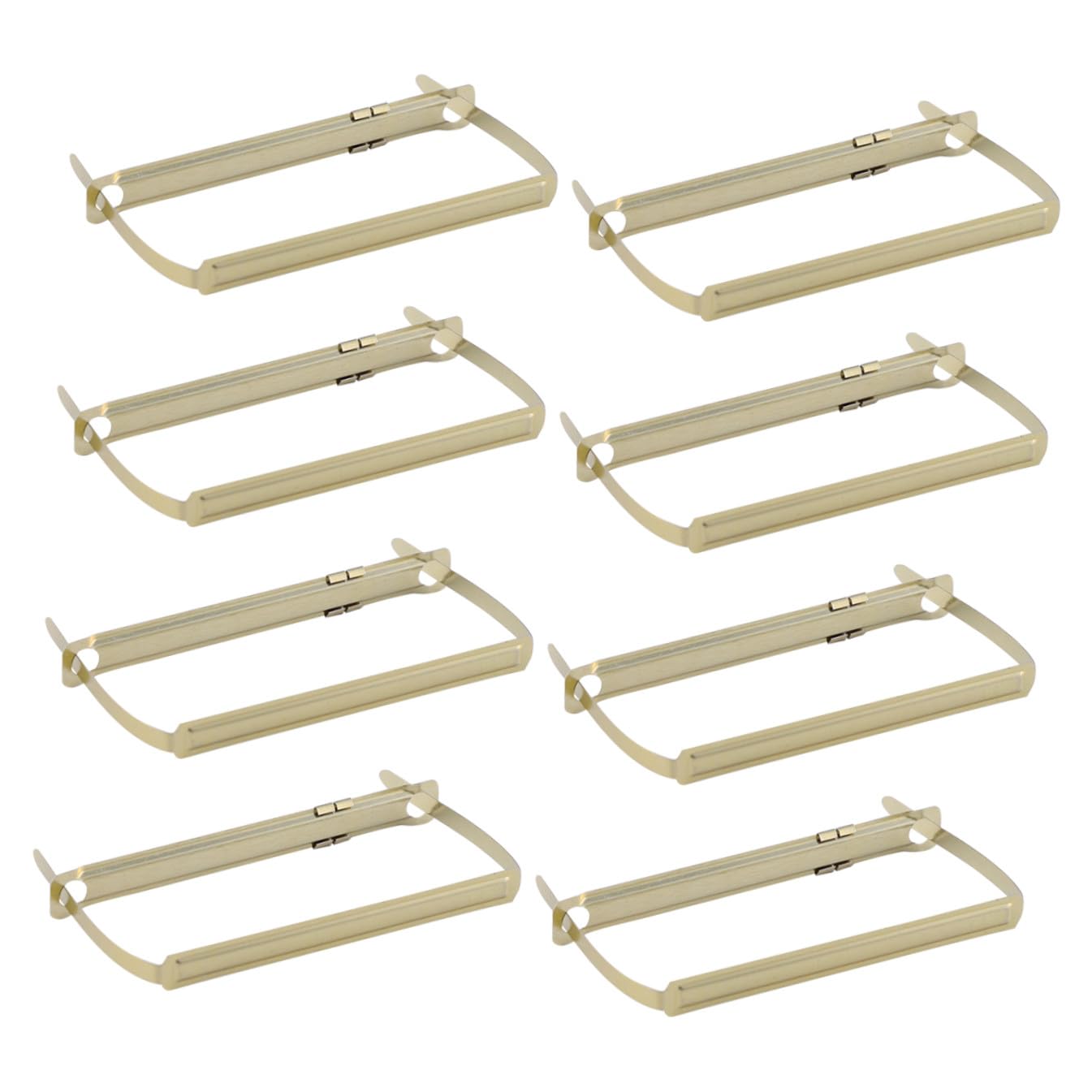 100 Clips de Metal para Encuadernación Clips de Sujeción para Papelería Juego de Clips de Plástico para Encuadernación de 8 Cm