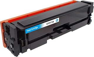 1 Cyan PrinterPro™ Compatible Replacement for HP 204A Toner Cartridges CF510A CF511A CF512A CF513A for HP Color Laserjet Pro MFP M180nw M154nw M180n M154a MFP M181fw Printer (1 Cyan)