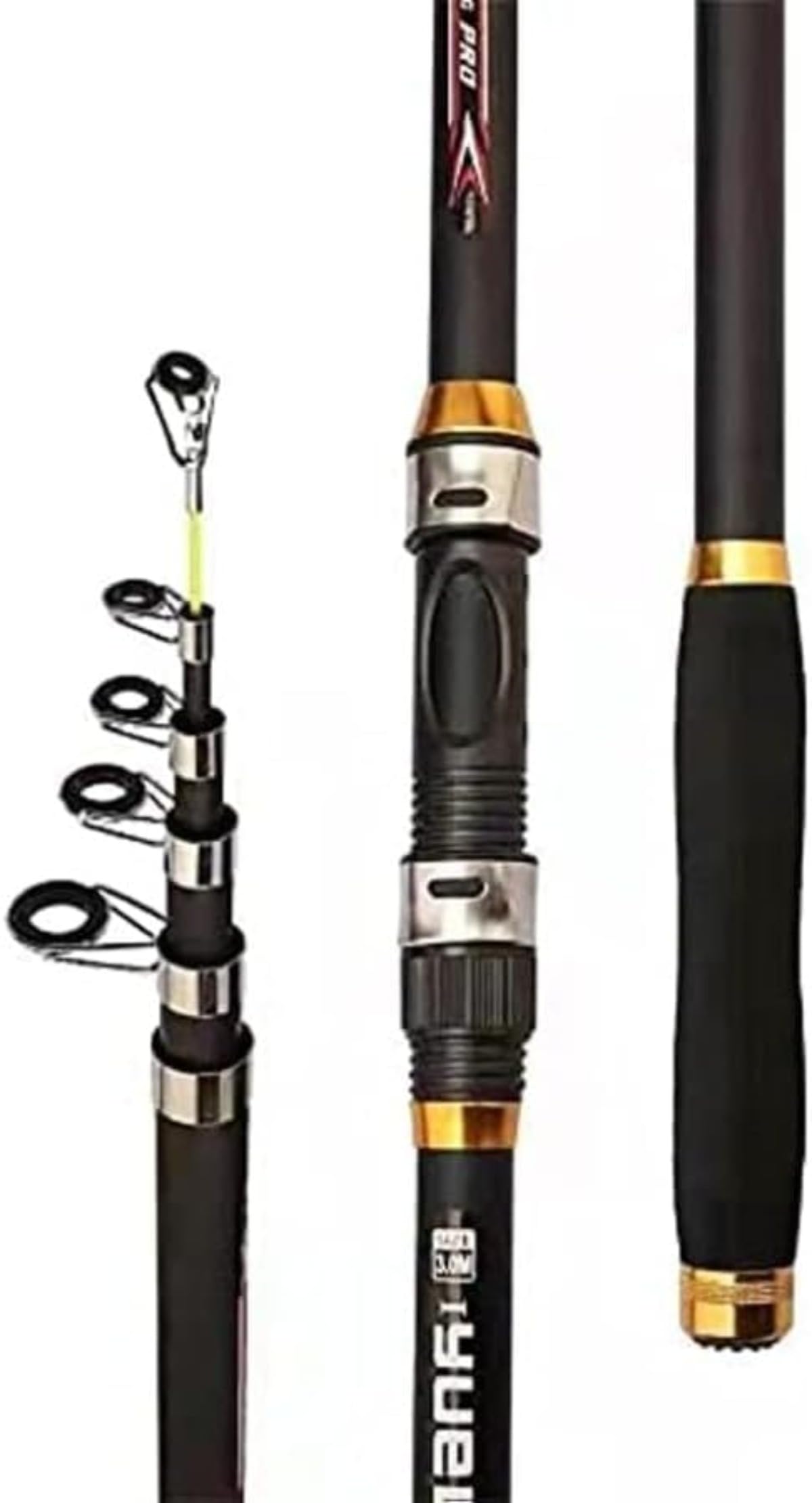 Amazon.co.jp: 投げ竿 釣り竿 超硬 海竿ドロップ竿投げ竿 海釣り 3.6m