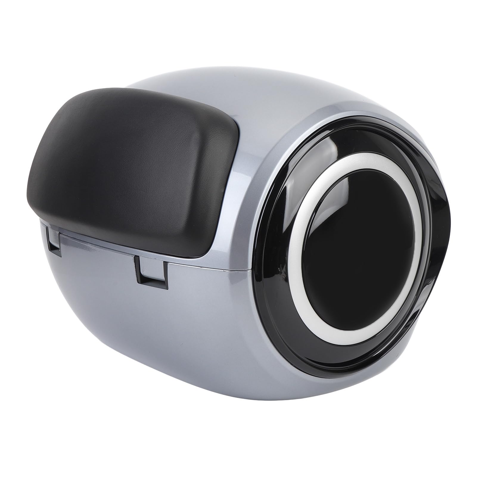 Kufer Motocyklowy 32L Lekki, Trwały, Wodoodporny Schowek na Motocykle, Skutery, materiał ABS, Przenośny Bagażnik (GRAY)