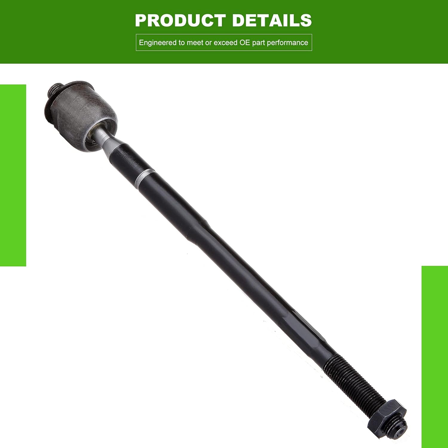 SCITOO 10pcs Front Suspension Kit Lower Control Arm Inner Outer Tie Rod End Sway Bar End Link Lower Ball Joint Fit 1996-2002 For Toyota Corolla