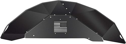 Miniatura 7 de Protectores de guardabarros interiores traseros para Jeep Wrangler JK 4WD y 2WD 2007-2018 de aluminio ligero protector contra salpicaduras (estilo