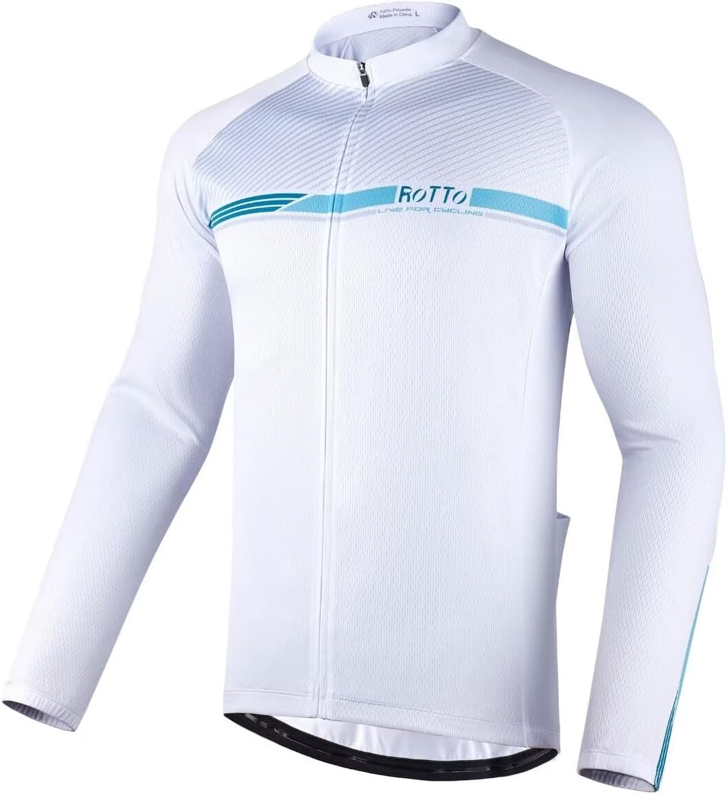 Bicycle Line Maillot Cyclisme Homme Manches Longues Maillot De