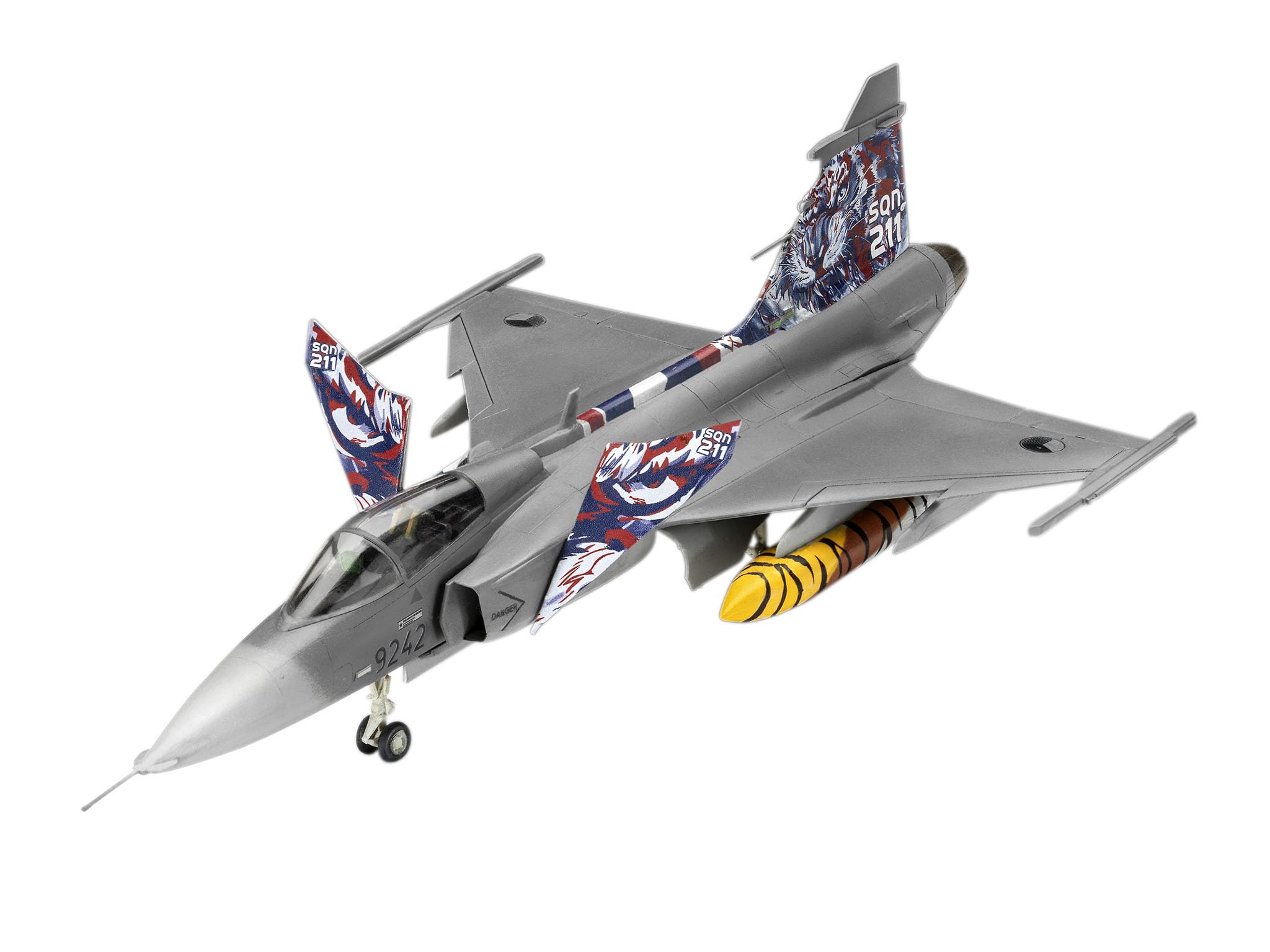 Amazon.com: Revell 03776 Saab JAS-39C Gripen 1:72 Scale - Unbuilt