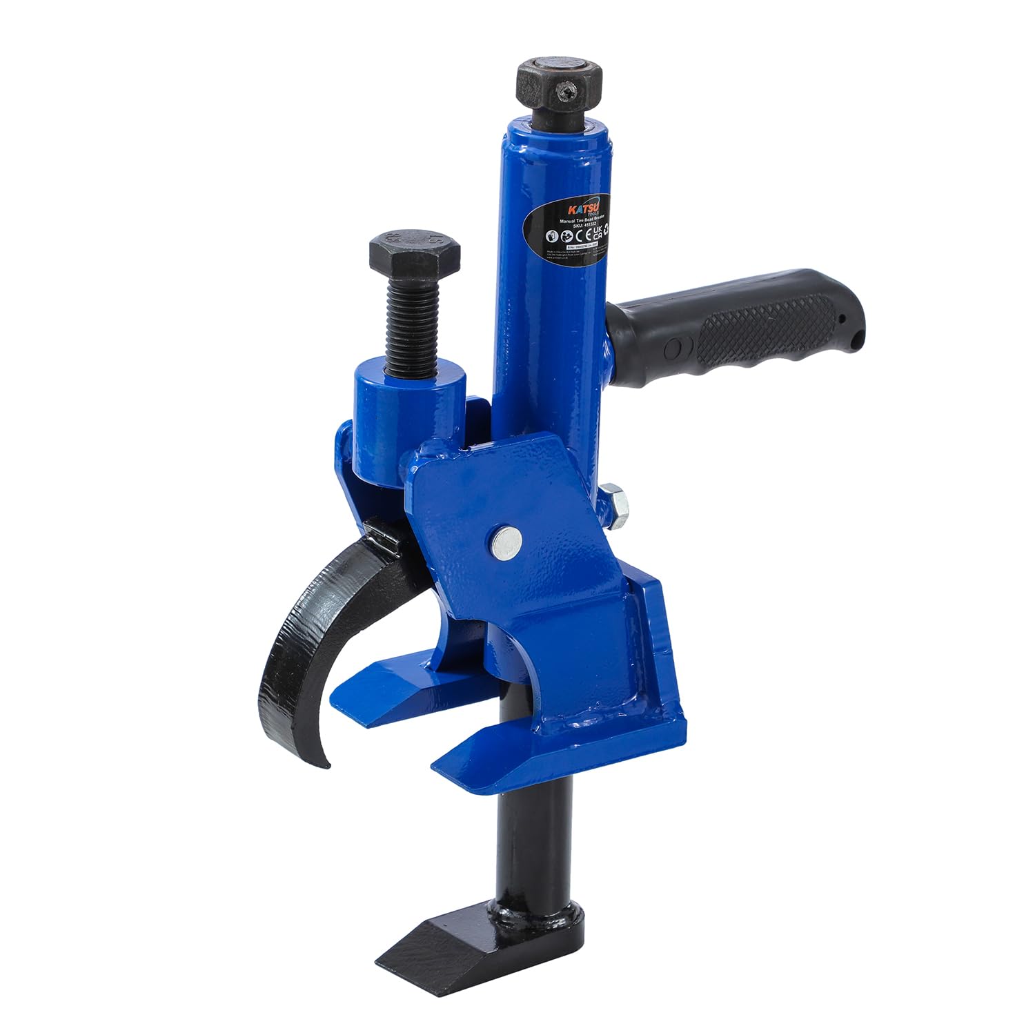 KATSU Tools Rompe talón Manual para neumáticos – con Mango y Almohadilla Goma, Garra Extra, Cambiador Universal Coche, Tractor, ATV, Remolque