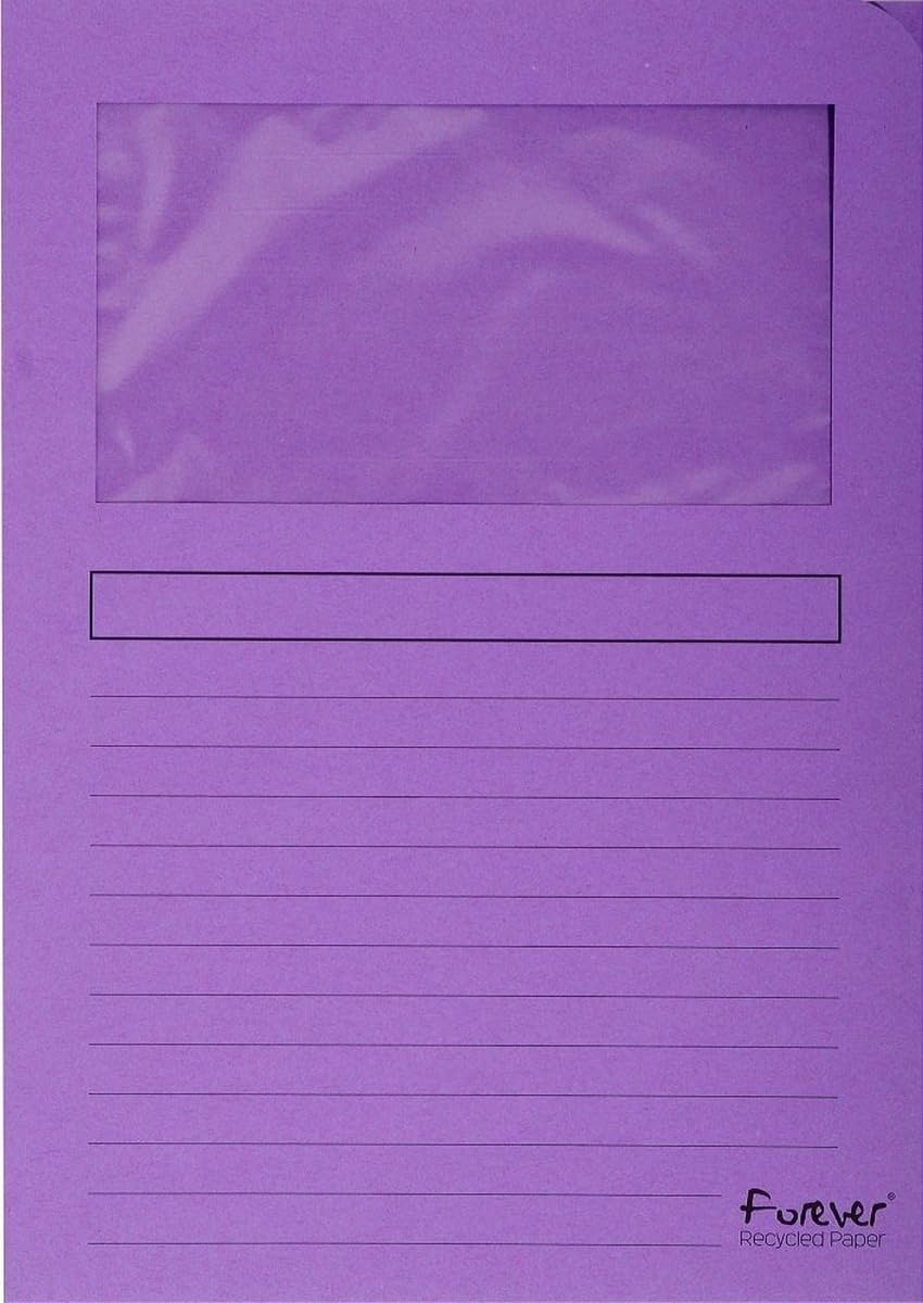 Exacompta 4 x Sichtmappen Forever A4 VE=100 Stück violett