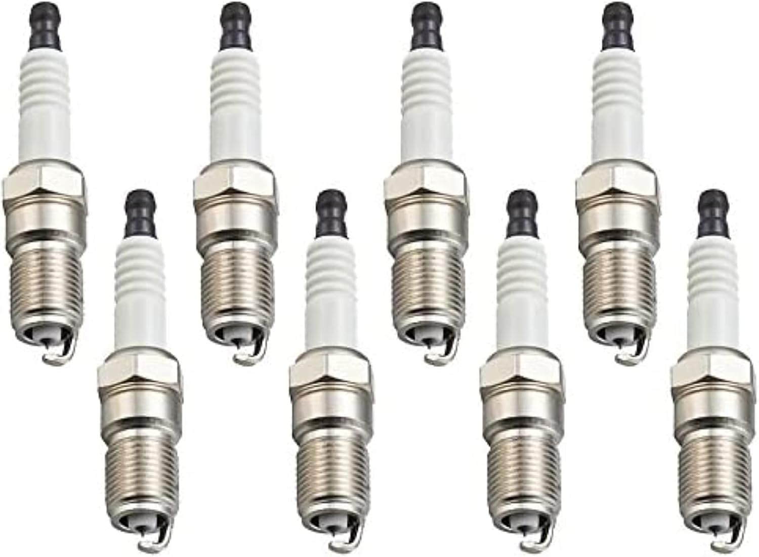ENA Set of 8 Platinum Spark Plug Compatible with Ford Lincoln Fusion Milan Five Hundred Freestyle Taurus Montego Zephyr Sable Escape Marauder 3.0L 4.6L Replacement for SP433