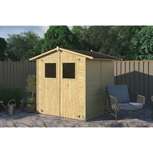 Tuinhuis/blokhut Fonteyn 190×183 hogedruk geïmpregneerd Gerlinda