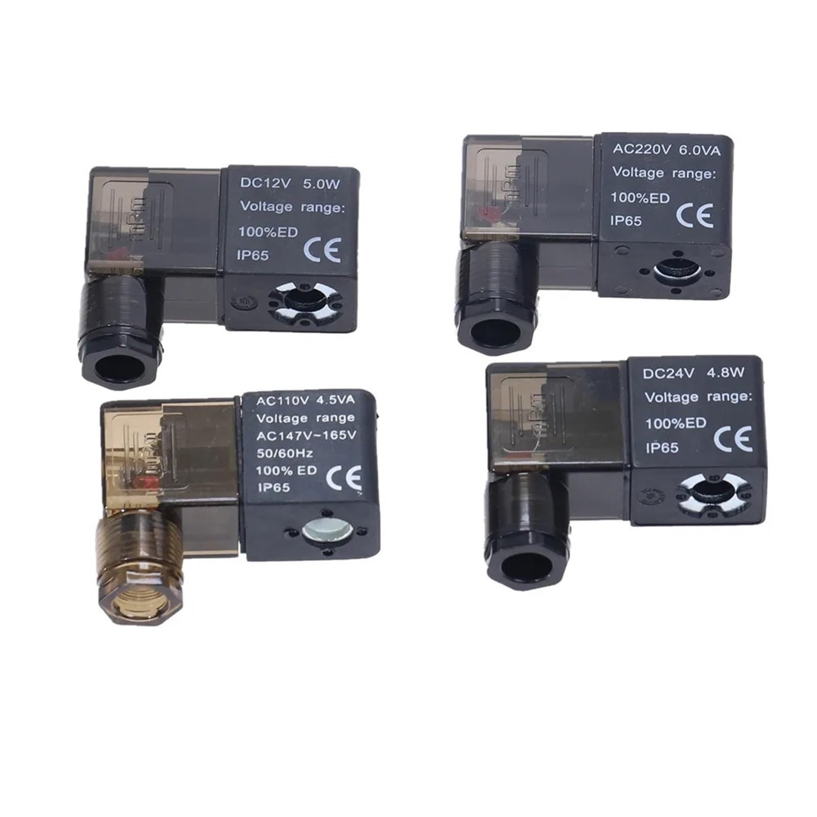 IEUMJNAT Electrical Part AC 220V 6.0VA 50/60Hz Pneumatic Solenoid Valve Coil 4V210 DC 12V/24V 24V/36V/110V/220V/380V(AC380V)