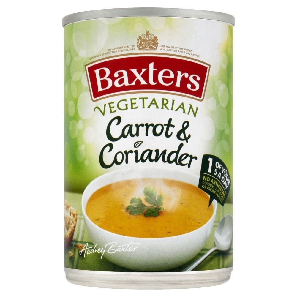 Baxters Vegetarisch Carrot & Koriander-Suppe (400 g) - Packung mit 6