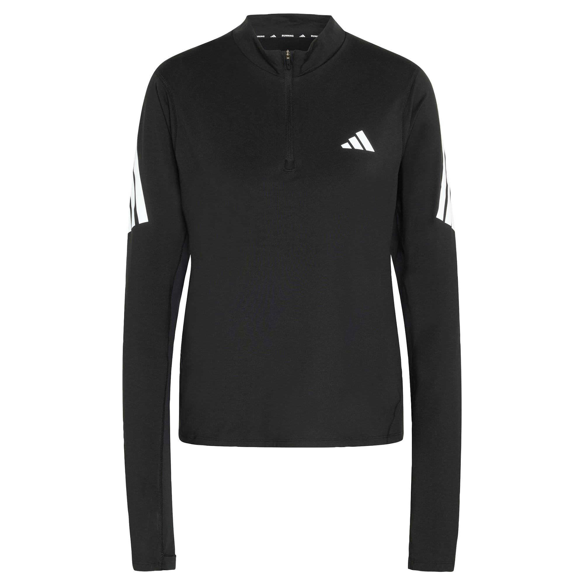 adidas Women's Adi365 Running Iconic Half Zip Sweatshirt, black, XS