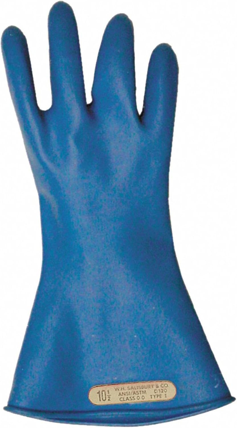 Salisbury Electrical Gloves, Class 0, Blue, Sz 9, PR