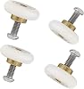 4X Replacement Shower Door RollersRunnersWheels 19mm Diameter