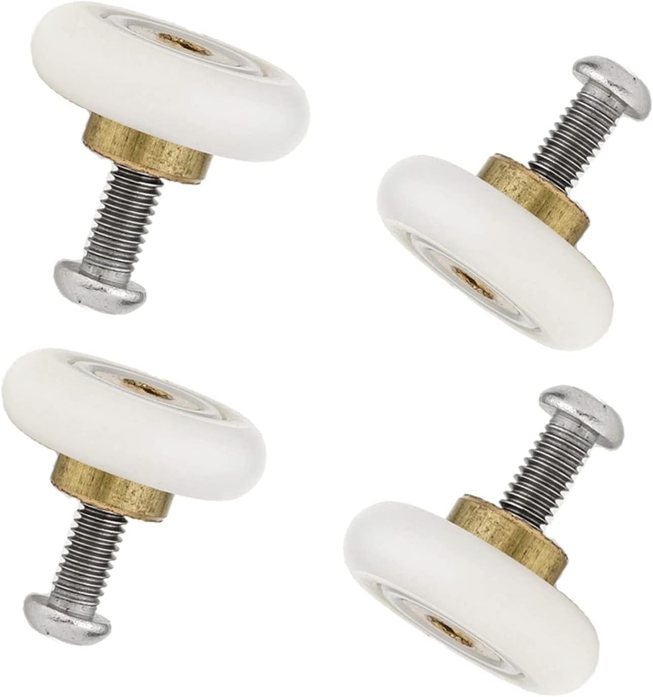 4X Replacement Shower Door Rollers/Runners/Wheels 19mm Diameter