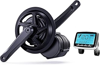 TSDZ8 750W Mid-Drive Ebike Conversion Kit with Optional Battery - Upgrade Your Ride with Powerful Electric Bike Kit (68mm/73mm BB Length, Universal Fit)