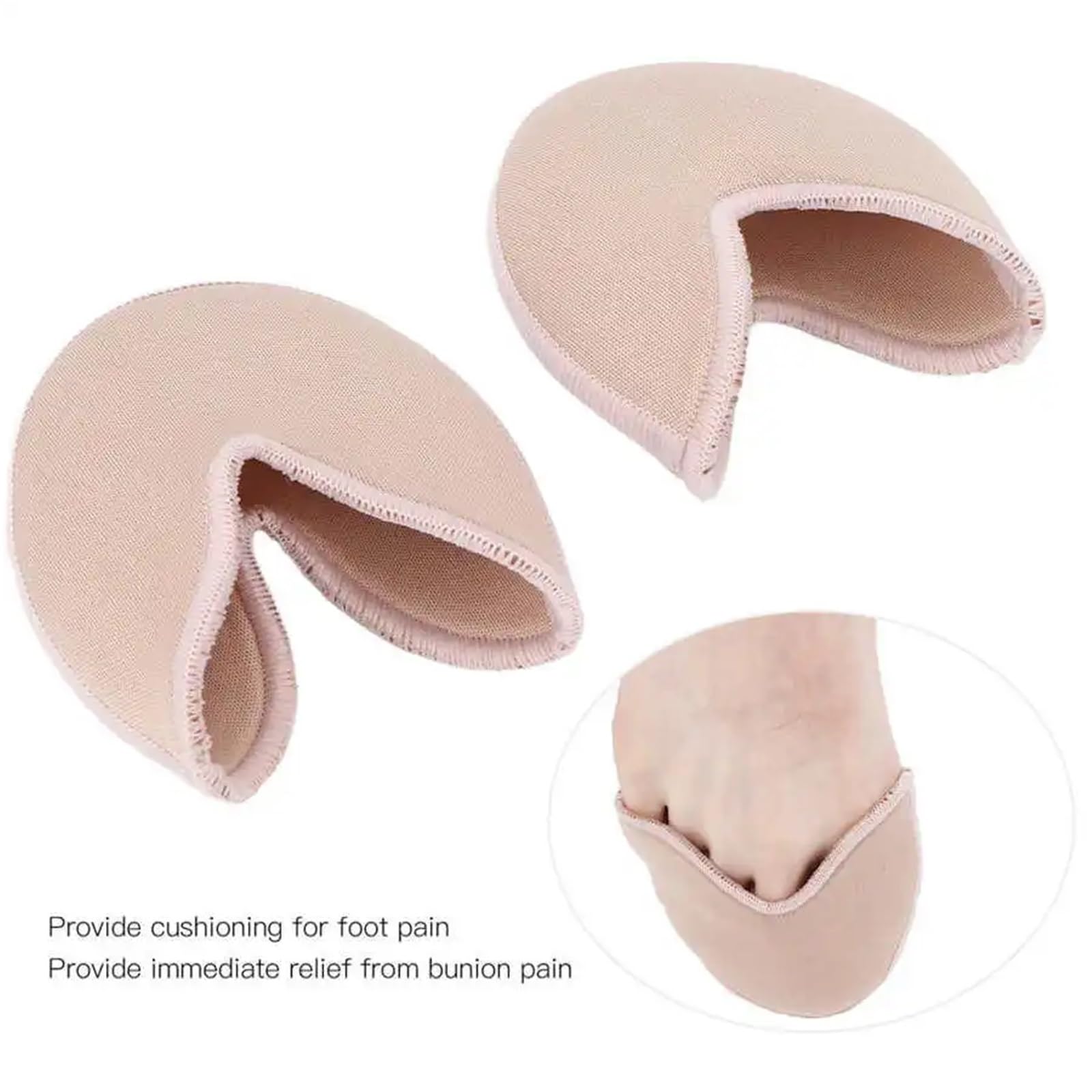 Manches d'orteil, Coussinets d'orteils de danse ballet, 8 paires, coussin Protection des orteils antidérapant, empêche les frottements, pochettes réutilisables