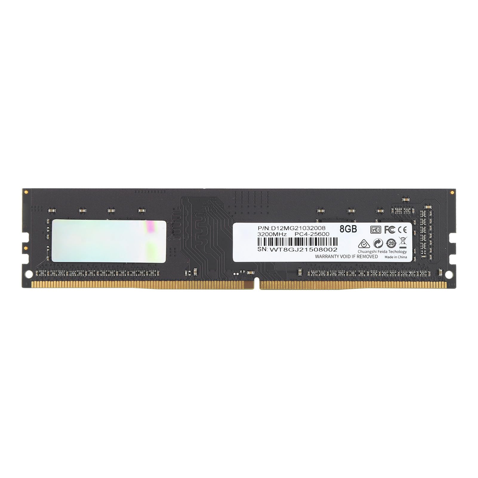 Ausla DDR4 Memoria Desktop 16GB, Dissipatore in Alluminio Sottile (8GB)