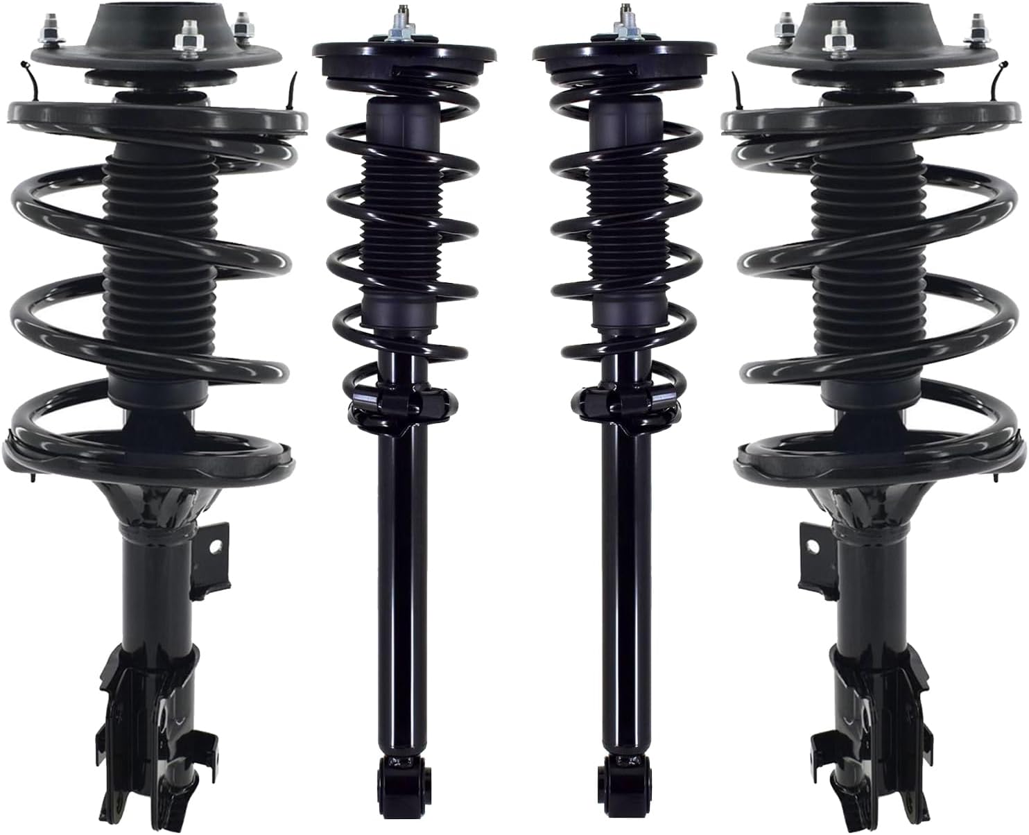 PM Auto Front - Rear Quick Complete Strut - Coil Spring For 2000-2005 Mitsubishi Eclipse Hatchback