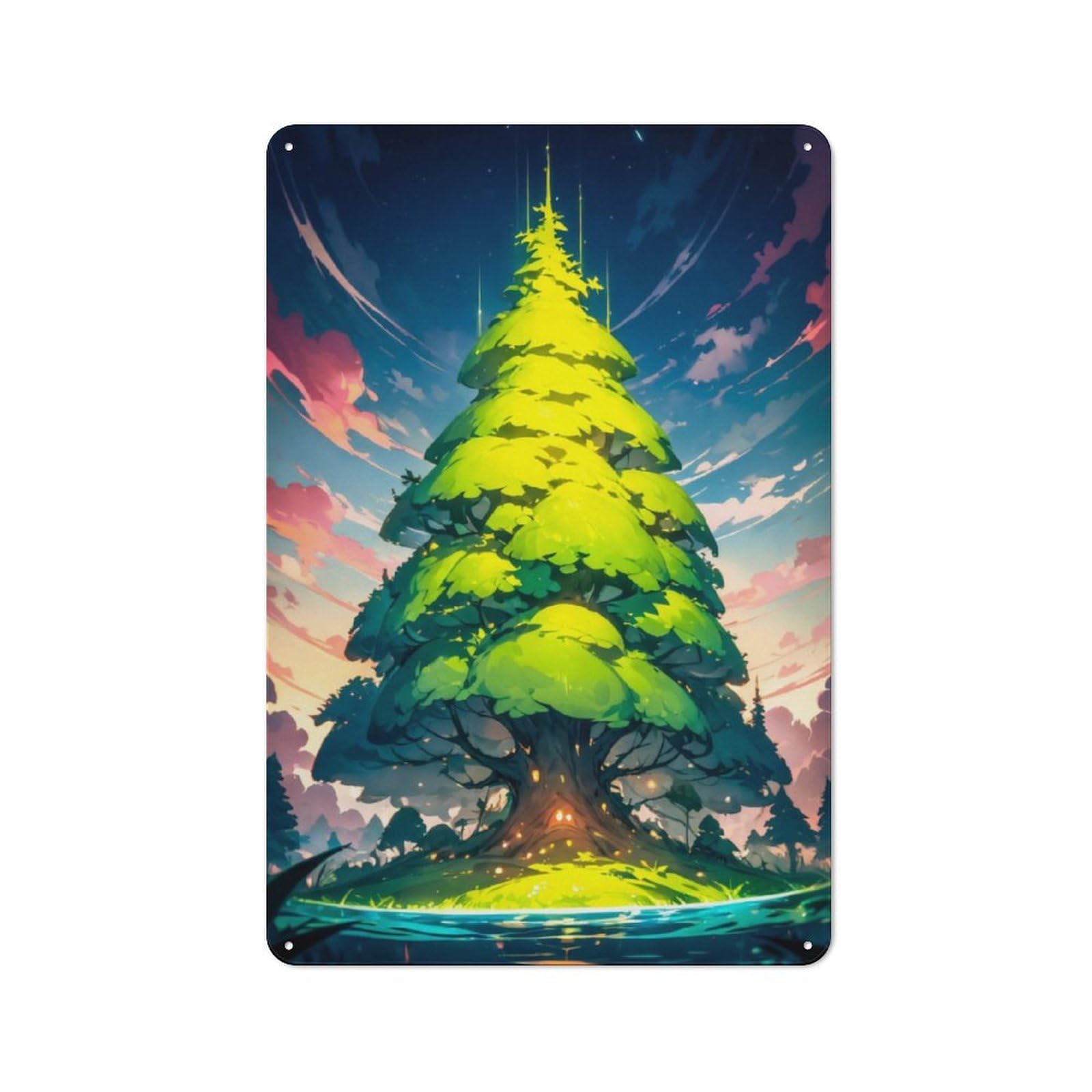 Junmoney Solitude Sanctuary 30X20cm Retro Metal Sign With For Home Office Or Studio, Suited To Wall Displays In Home Offices And Studios