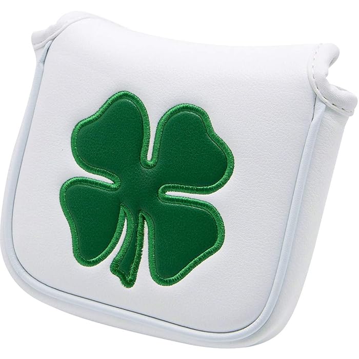 Buy barudan golf Lucky Shamrock Heel Shaft Mallet Cover Square Mallet