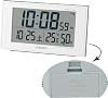 Seiko Clock BC402W Table Clock 01: White Pearl, Product Size: 3.3 x 5.8 x 2.1 inches 8.5 x 14.8 x 5.3 cm, Name and Packaging, Radio Waves, Digital Calendar, Comfort Temperature, BC402W, Set of 5