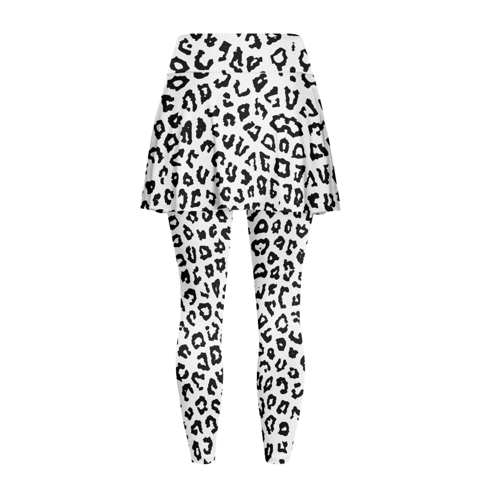 Poceacles Spódnice legginsy dla kobiet sportowe spódnice legginsy golf tenis fitness spódnica tenis joga spódnica z legginsami