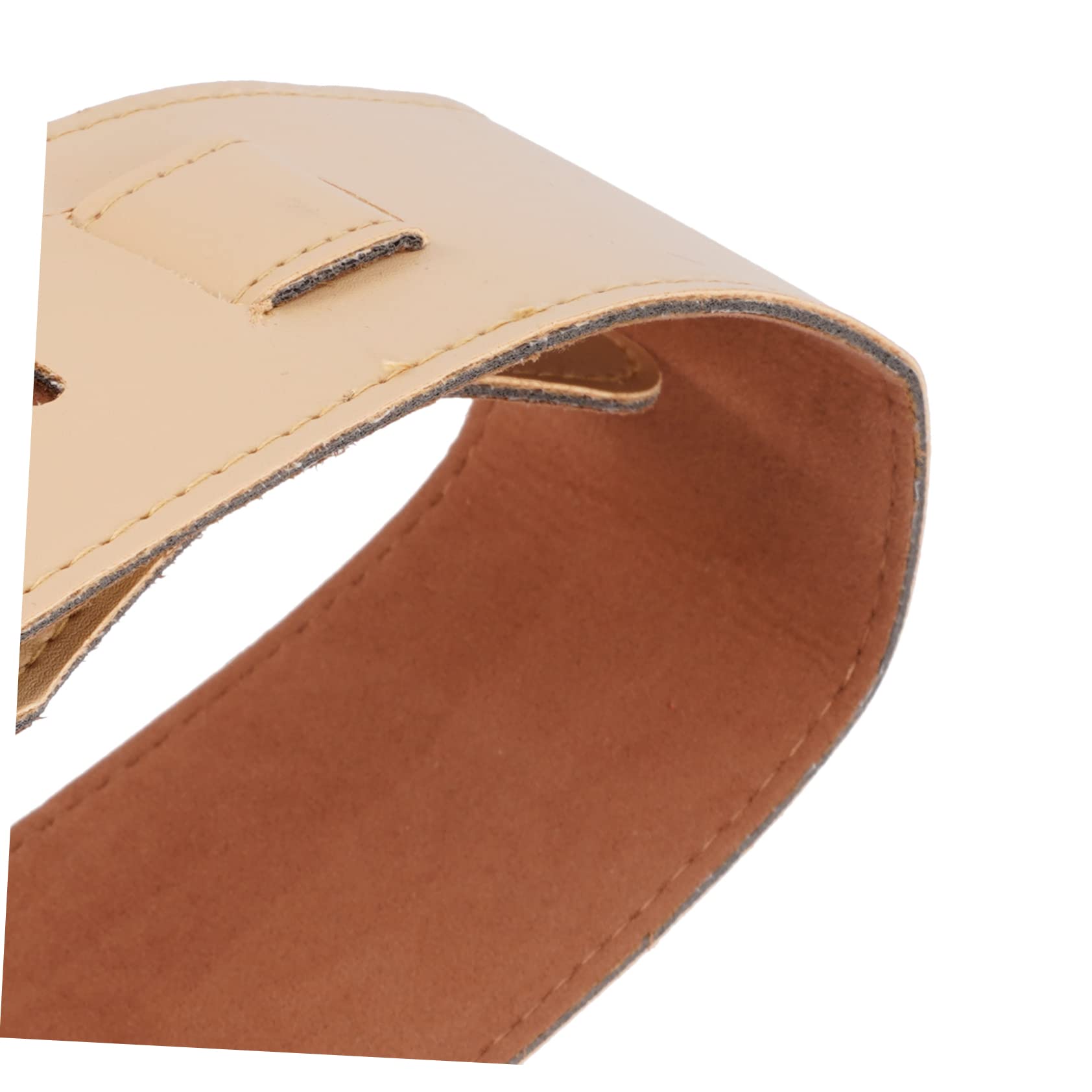 ibasenice 4stücke Gitarrengurt Aus Pu-leder Leicht Und Strapazierfähig Verstellbar Gitarre Und Akustikgitarre Ergonomisches Design Komfortabel Und Hautfreundlich
