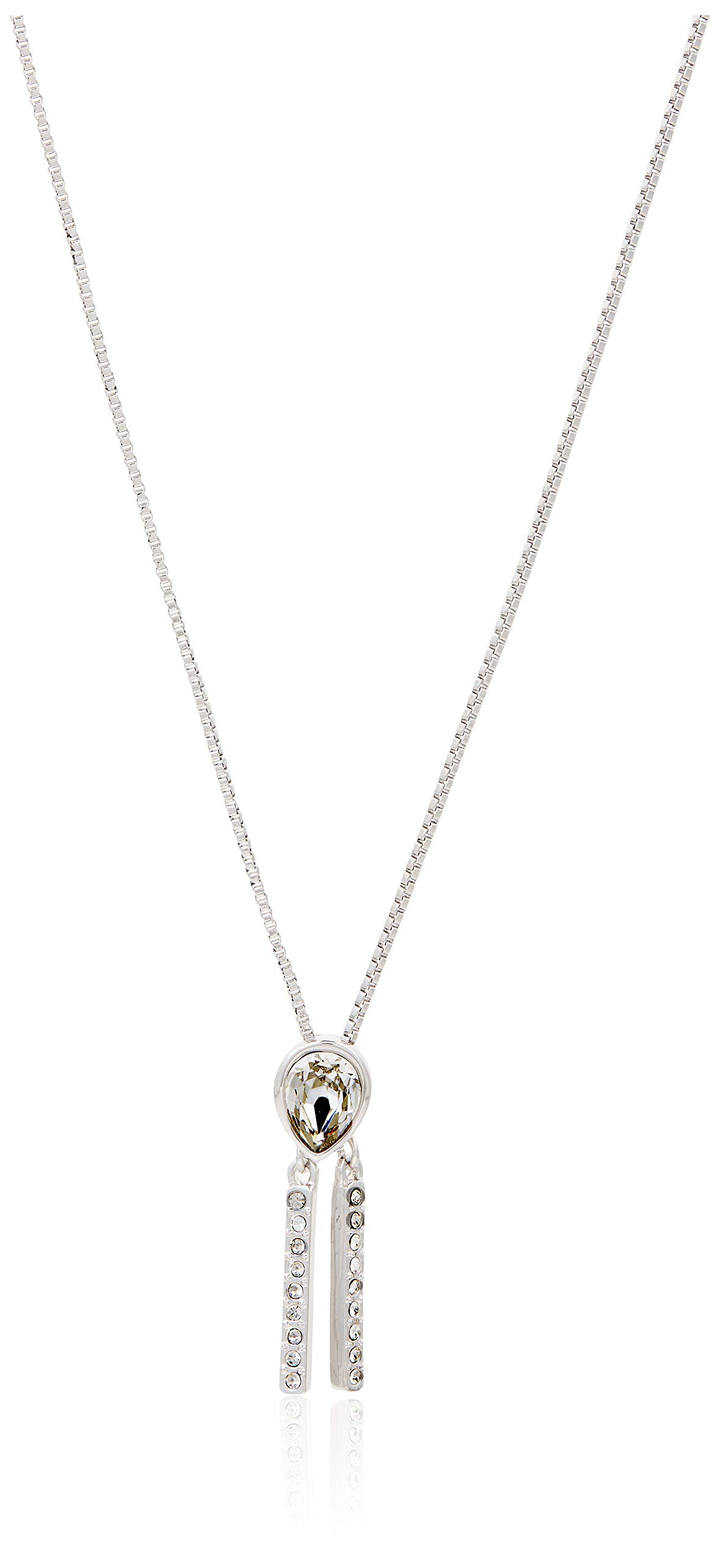 Buckley LondonWomen's Hatton AdjUStable Pendant Necklace, Silver