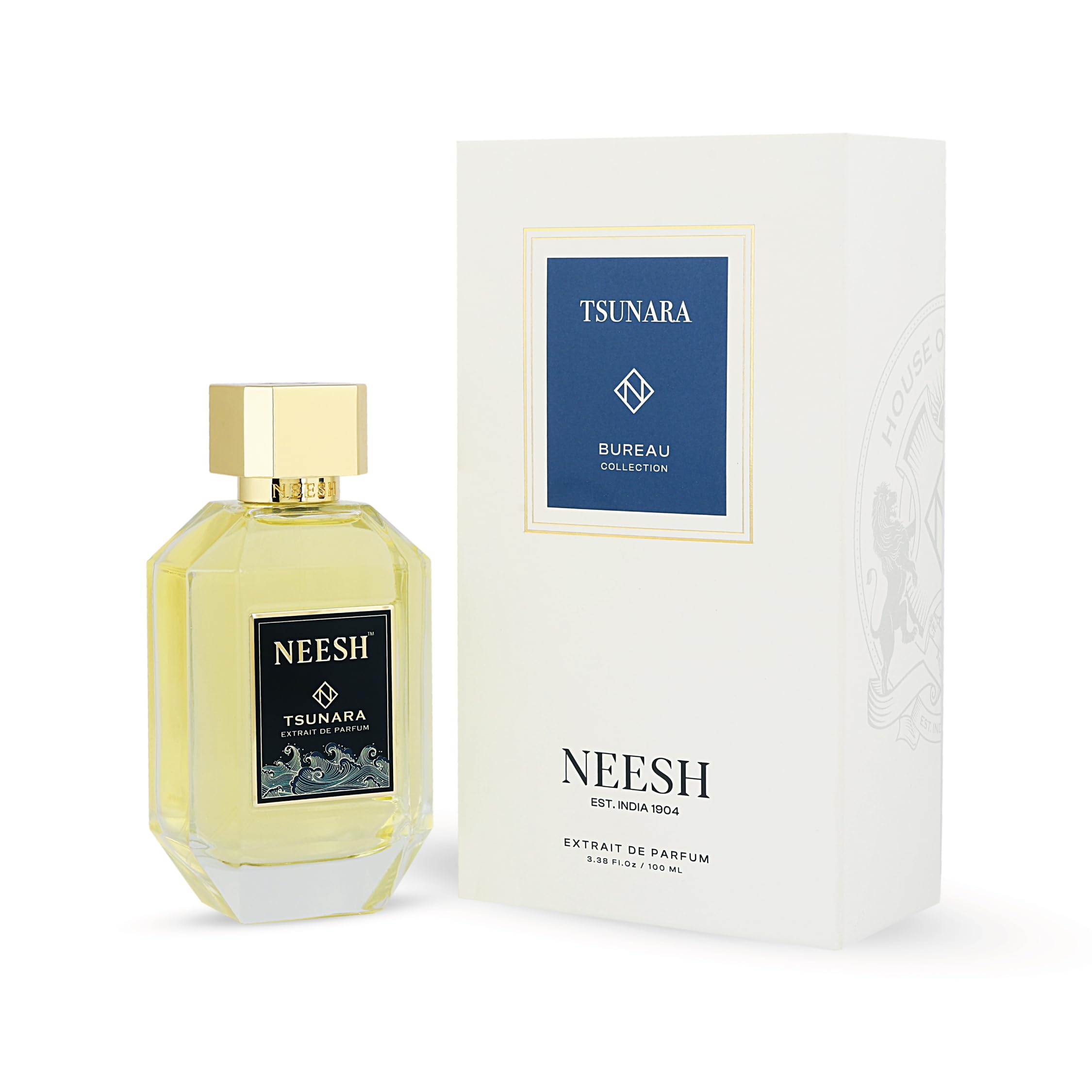NEESH Tsunara Extrait de Parfum 100ml, Luxury Unisex Fragrance, Marine & Woody Notes, High-Concentration Perfume, Premium Scent for Men & Women-image-43