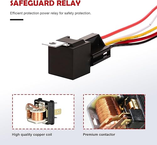 Miniatura 9 de WeiSen Barra de luz LED RGBW de 50 pulgadas, haz combinado de punto de inundación de 288 W con color de persecución multicolor, arnés de cableado y