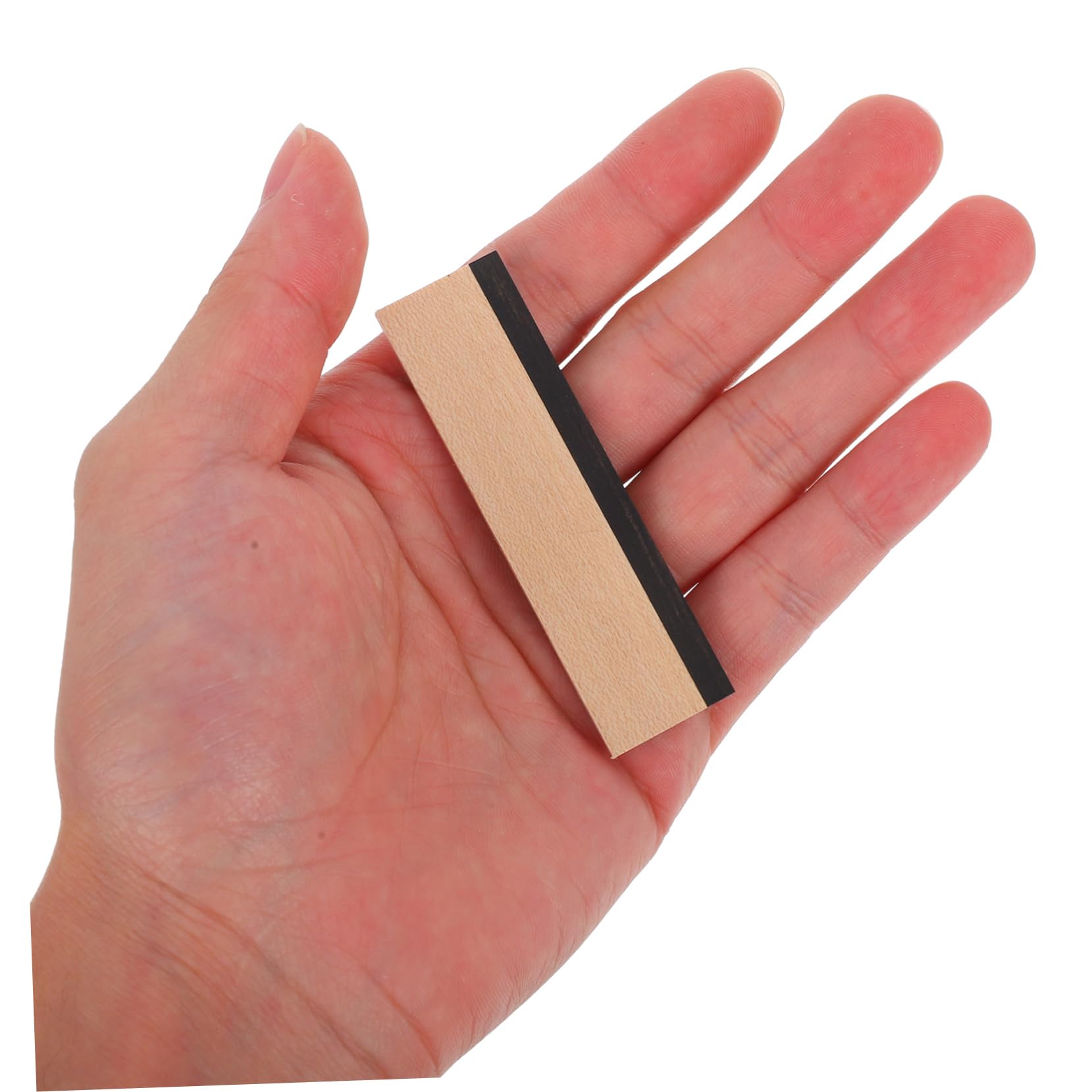 Toyvian Selle de Chevalet en Bois Marron en Érable et Ébène Pont Découpé et Rainuré Accessoire pour Guitares Acoustiques pour Guitare Dobro