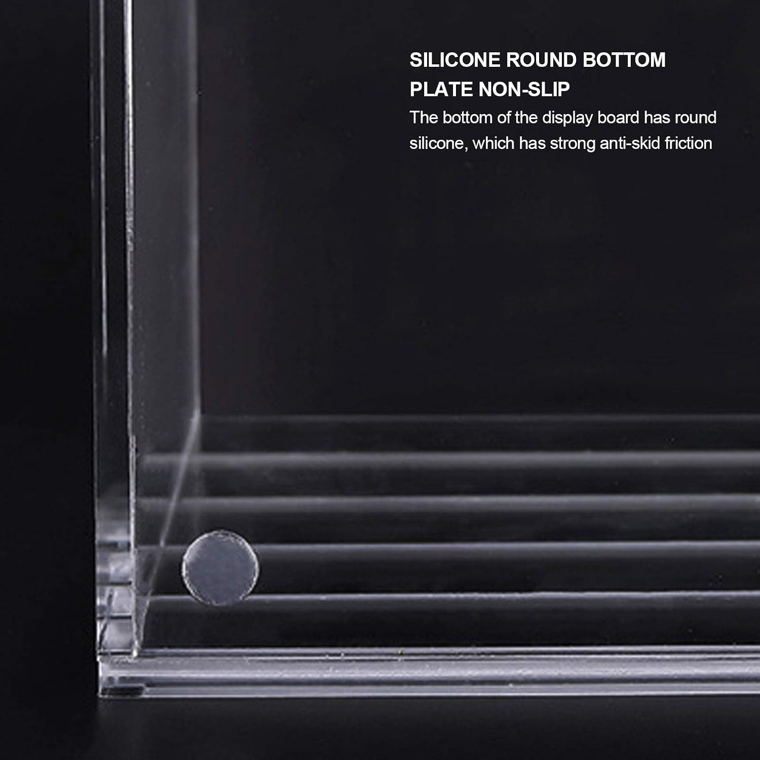 Nail Art Display Stand Acrylic 5 Layers 60 Grids Removable Magnetic Adsorption Desktop Rack, Manicure Color Card Stand with Anti - Slip Base for Salon or Home Use