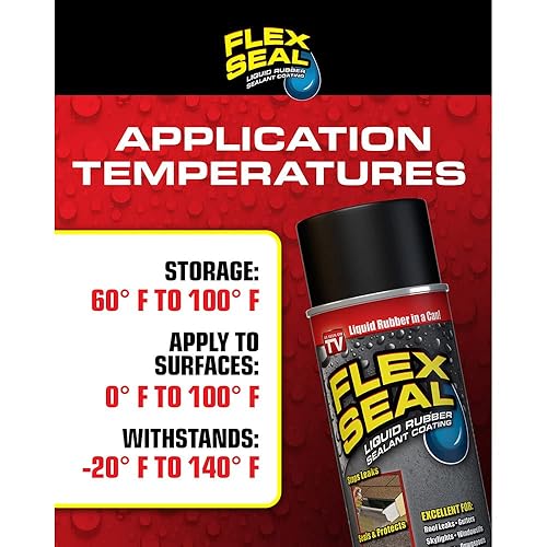 Miniatura 4 de Flex Seal Paquete de 2 unidades negras de 17 onzas para evitar fugas al instante, revestimiento sellador impermeable para canalones, RV, techo,