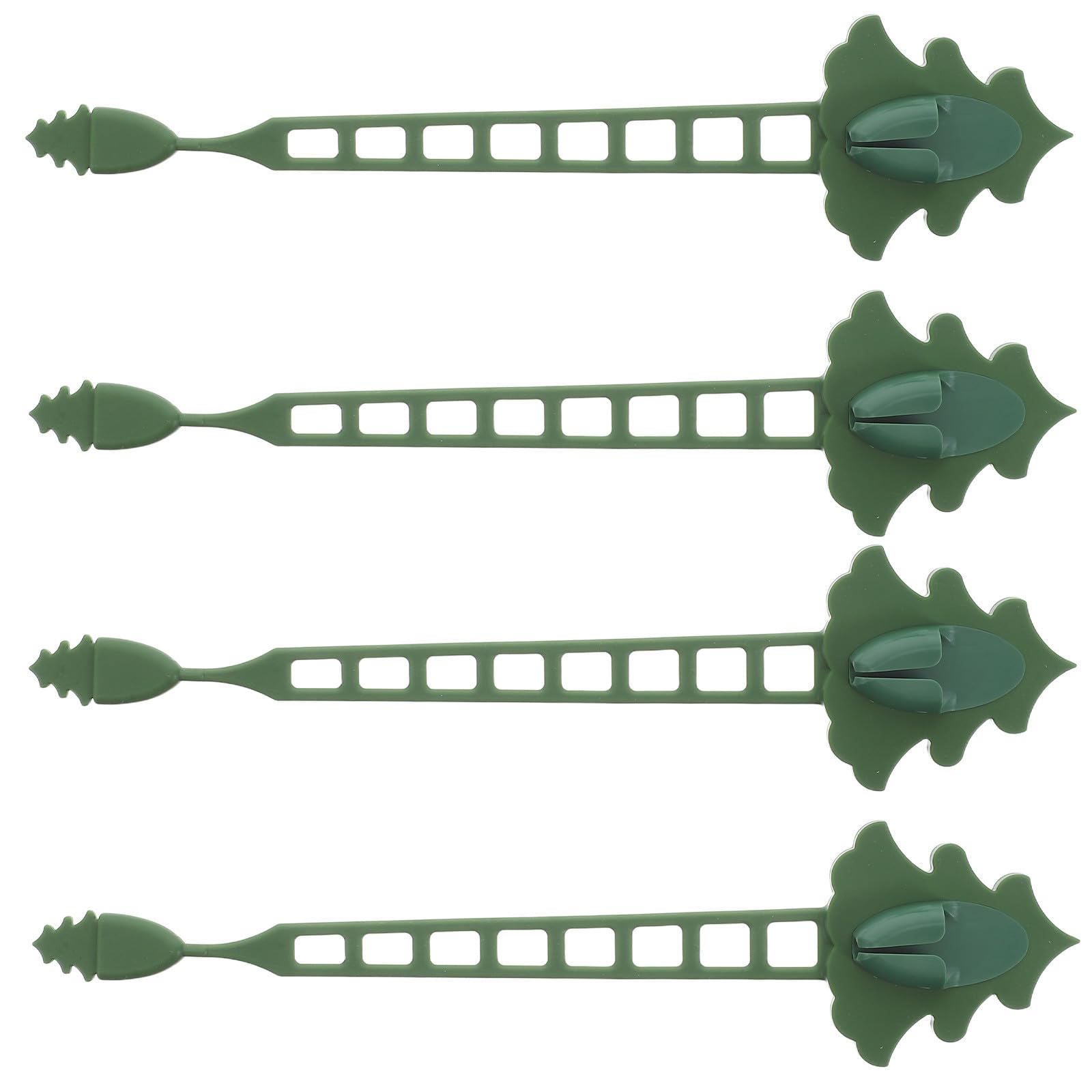 Beaupretty 20 Piezas Tiras de Silicona para Guirnalda Navideña, Adhesivos,