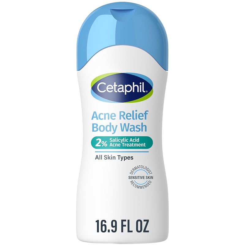 Cetaphil Sabonete Líquido Corporal com Ácido Salicílico 2%, 500 mL