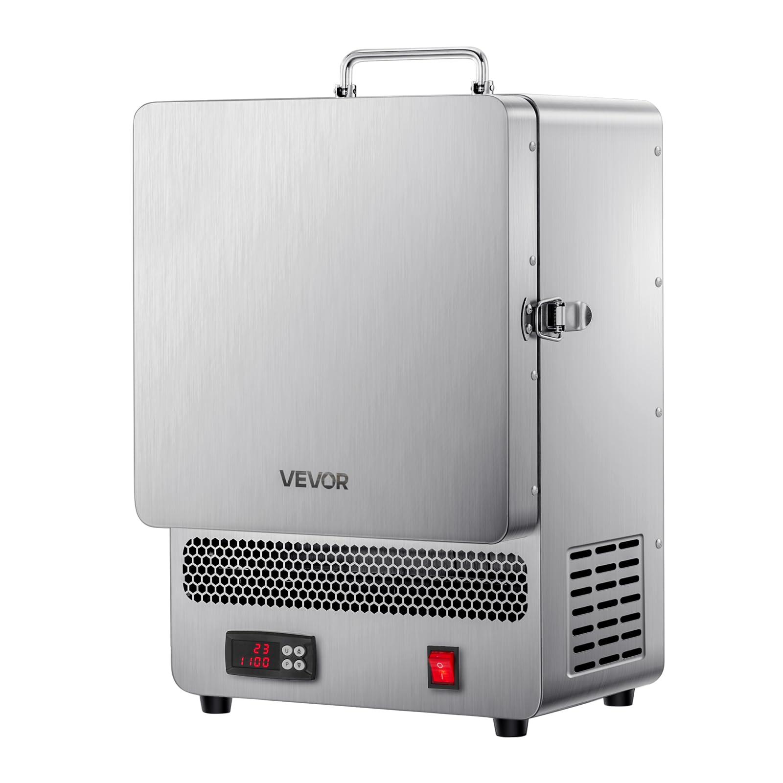 VEVOR 1500W Programmable Electric Kiln, Digital Melting Furnace with Multi-Stage Temperature Control, Stainless Steel 2192°F/1200? for Jewelry, Metal, Glass, Ceramics, Wax Casting & DIY Crafts