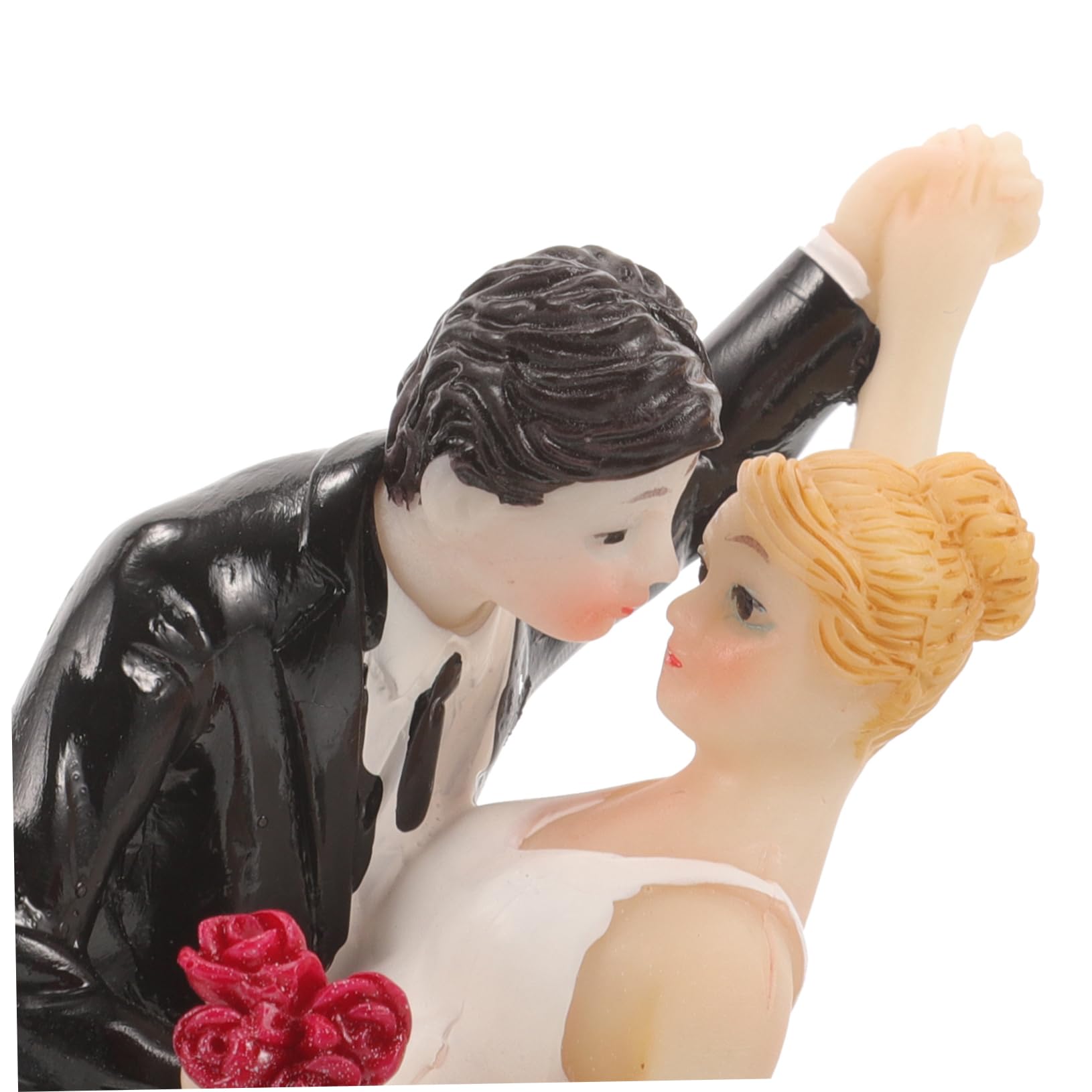 Mikikit 2 Pezzi Decorazione per Torte Nuziali Cake Topper Sposi Accessorio per Matrimonio e Anniversari Realizzazione e Durabilità Atmosfera e Accogliente