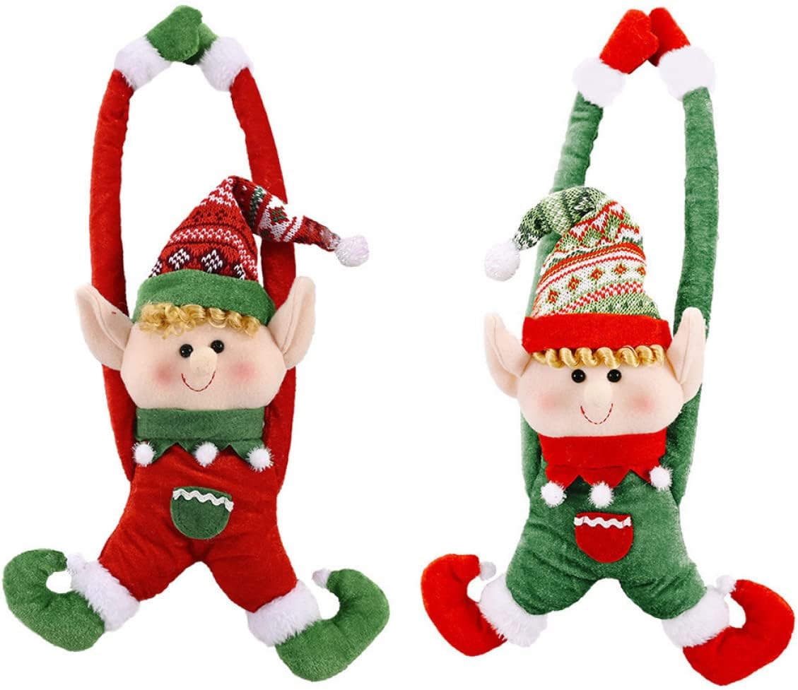 PRETYZOOM 2pcs Christmas Curtain Buckles Creative Hangers and Festive Decoration for Indoor and Outdoor Use Lovely Holiday Ornament for Home and