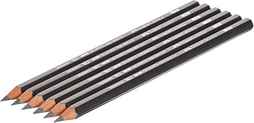 Faber-Castell Lápiz soluble en agua de grafito Aquarelle, Hb