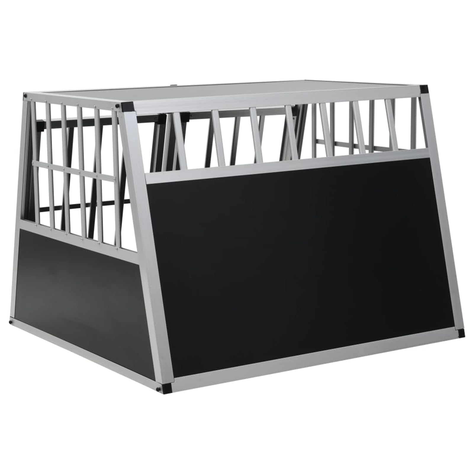 Hundetransportbox mit Doppeltür 94 x 88 x 69 cm Hundebox 170665