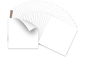 HTVRONT Heat Transfer Vinyl Sheets: White Iron-on Vinyl Bundle for T-Shirt Design