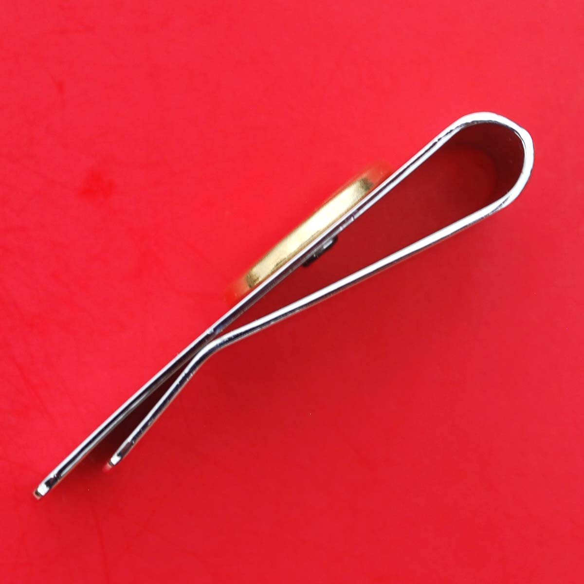 US 1949 Roosevelt Dime 90% Silver Coin Solid Brass Gold Silver Two Tone Money Clip New - High Quality