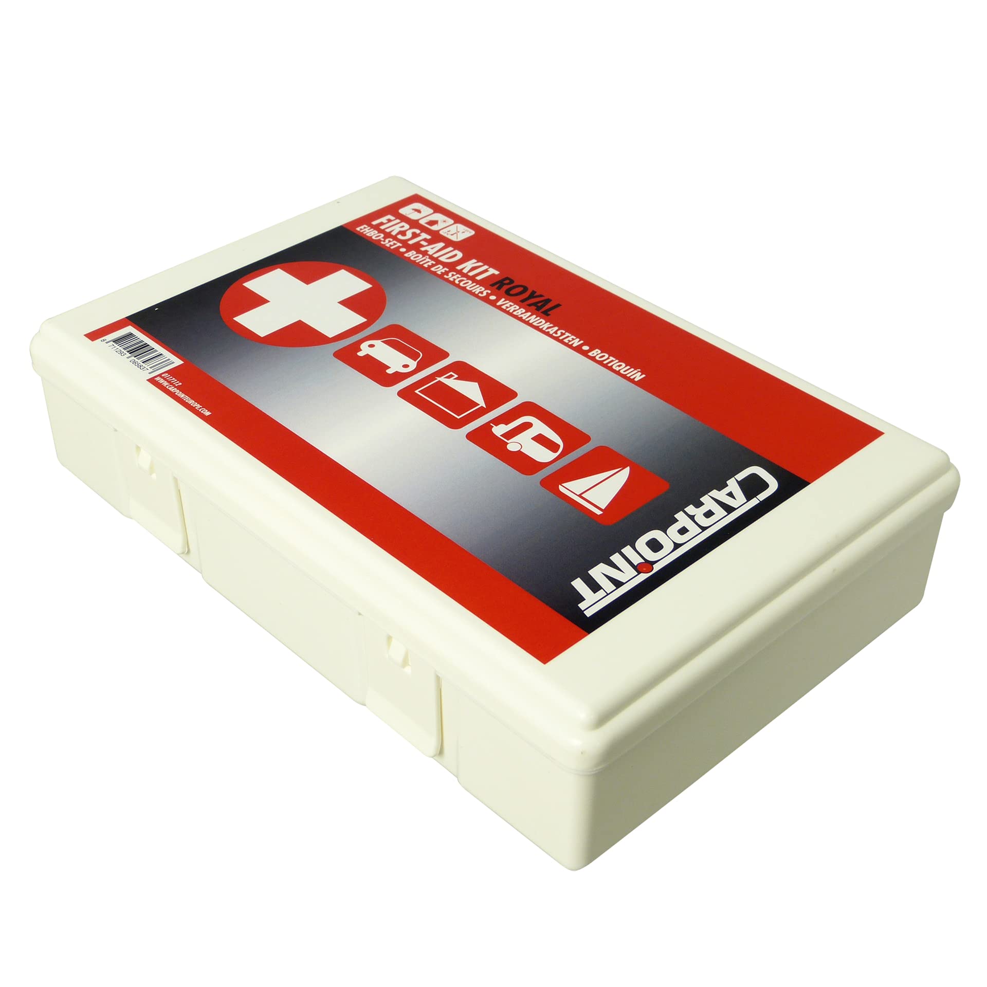 CARPOINT Botiquín Kit de Primeros Auxilios para Coche Camions Moto First Aid Kit 0117112