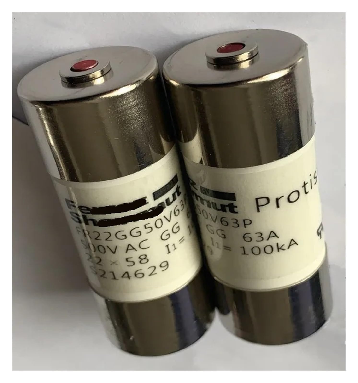 Fusibles FR22GG50V100P T217183 de rechange pour éliminer les risques de court-circuit industriel