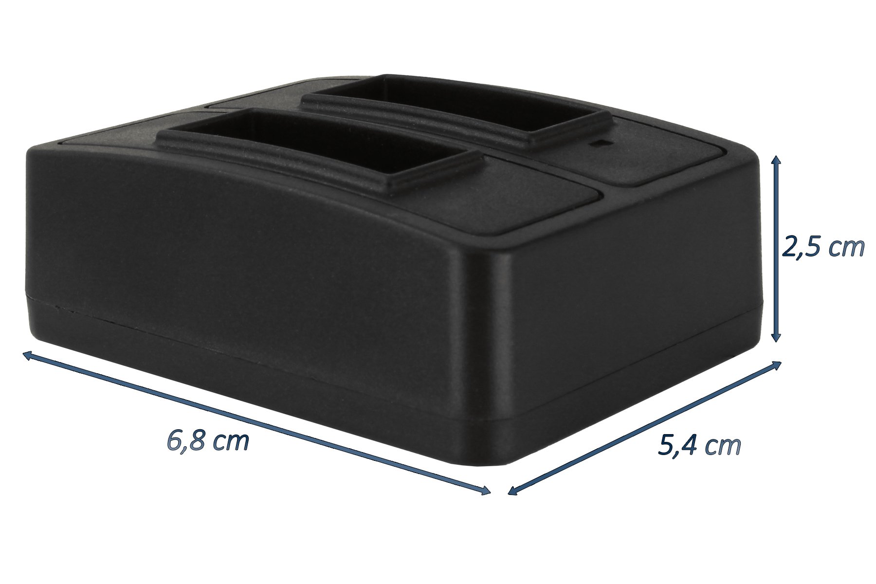 2 Akkus + Dual-Ladegerät USB Für Panasonic Lumix TZ Serie – Kompatibel Mit TZ1 Bis TZ50