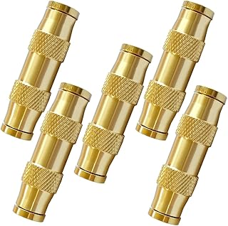 Qolekog DOT Air Fittings 1/4 inch Tube OD Quick Connect Fittings Push to Connect Fittings Brake Line Fittings Air Line Fittings (5pcs)
