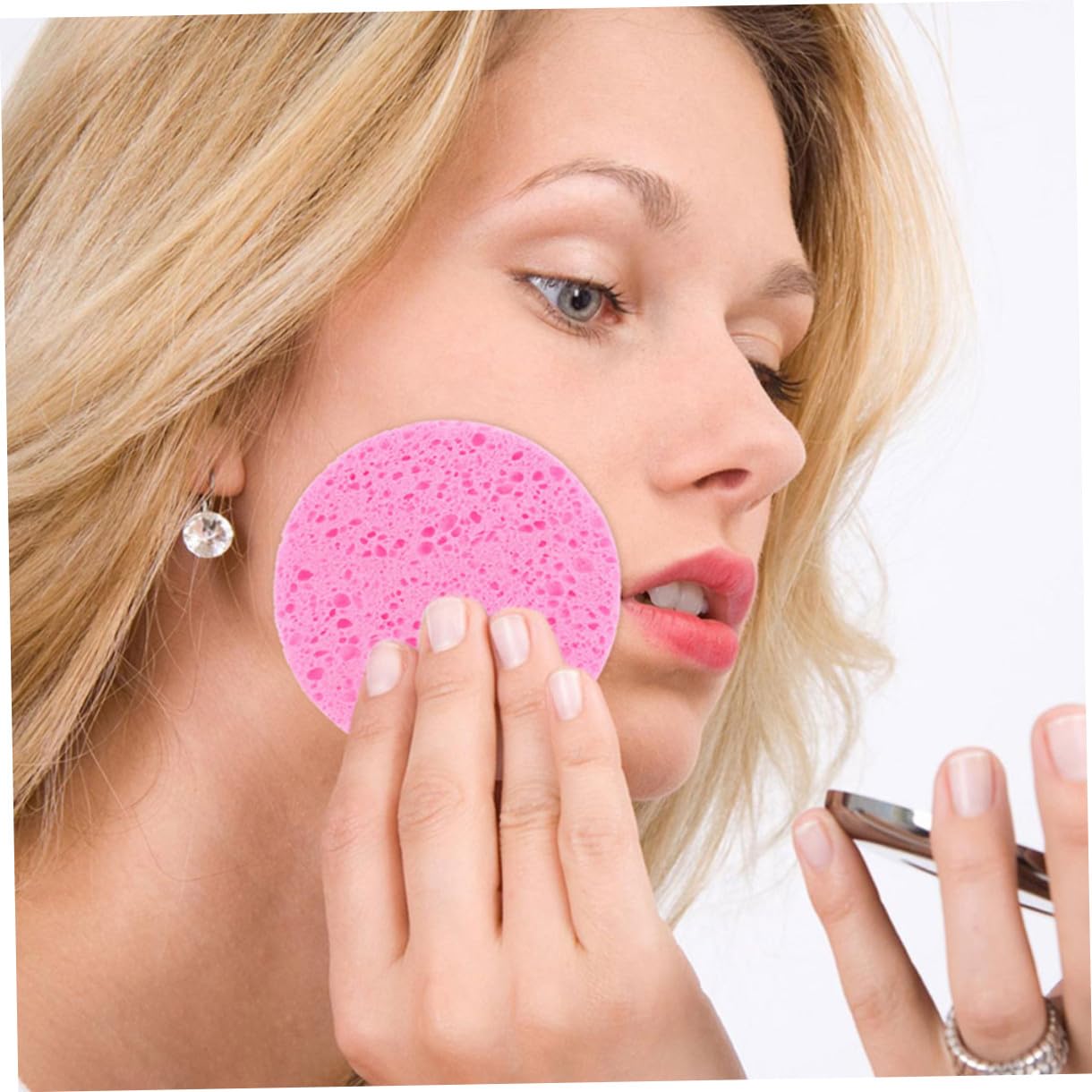 Baluue 120stücke Runde Gesichts-schwämme Holzfasern Effektive Und Abschminken Für Gesichts-hautpflege Für Tägliche Anwendung Und Makeup-entfernung