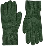 Radley London Knitters Lane - Guantes de punto acanalados, talla única, color verde cedro