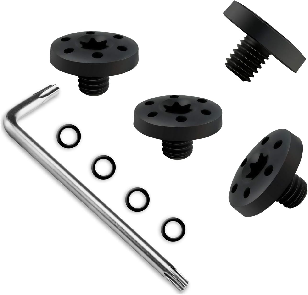 GuuunBeretta 92 & Taurus PT92 Grip Screws, T10 Torx Key, Black